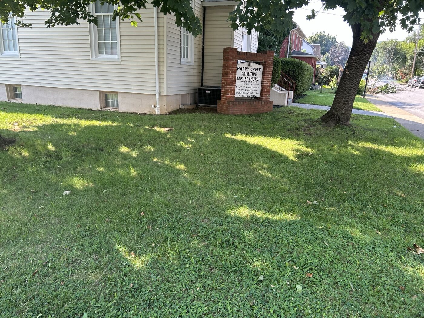 Church grounds and lawn care